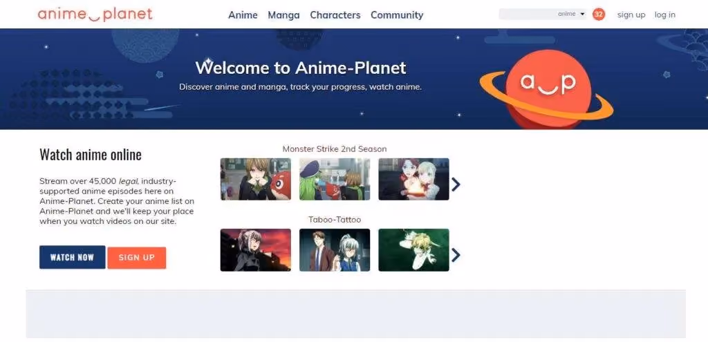 Anime Planet(Best anime series online)