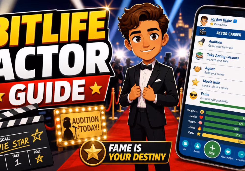 How to Become an Actor in BitLife (2026 Guide)