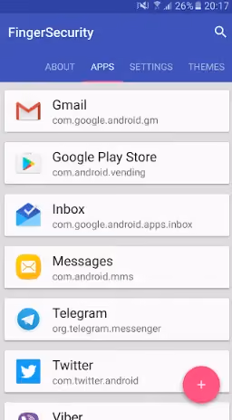 FingerSecurity (lock apps by fingerprint scanner)