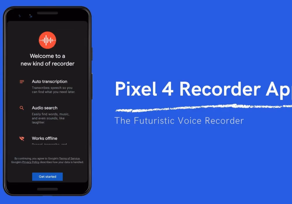 Pixel 4 Recorder App Transcribes Voice into Text in Real-Time