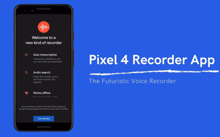 Pixel 4 Recorder App Transcribes Voice into Text in Real-Time