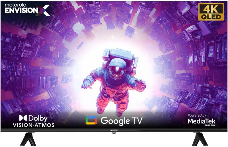 Motorola EnvisionX 65-inch QLED Ultra HD (4K) Smart Google TV
