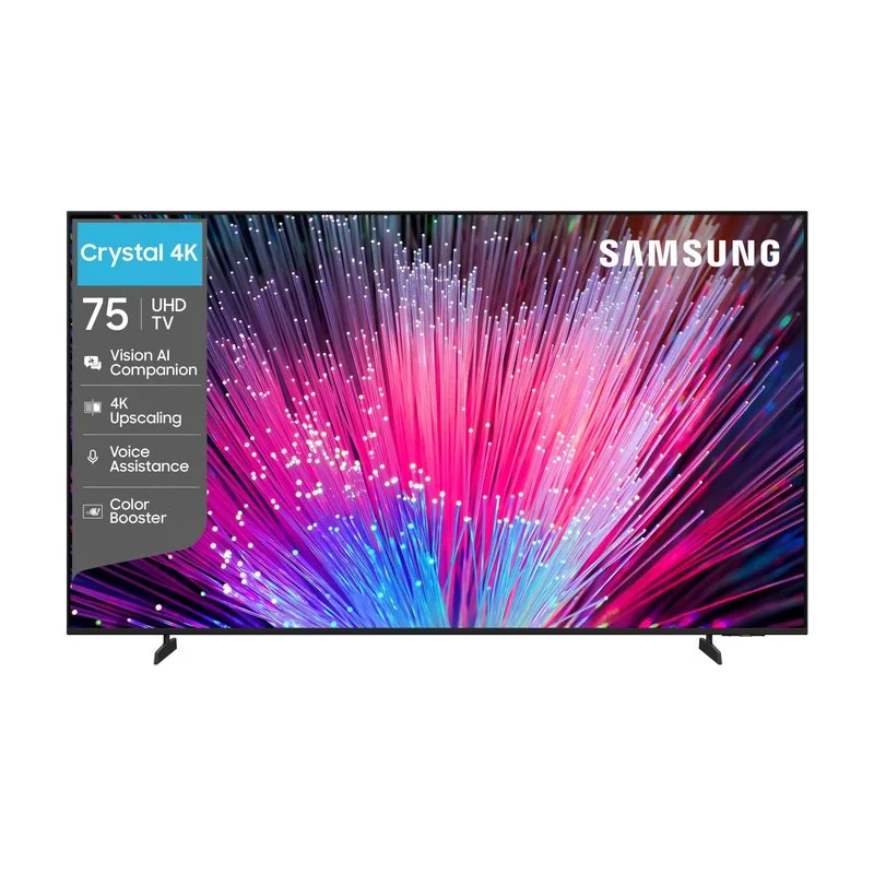 Samsung Crystal 4K Vision AI 75-inch Ultra HD (4K) LED Smart Tizen TV